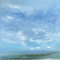 Along the Edge, 12"h x 12"w x 2.5"d