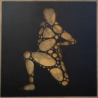 Calm II, 25"h x 25"w x 2.5"d