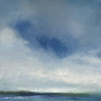 Approaching Shore, 24"h x 24"w x 2.5"d