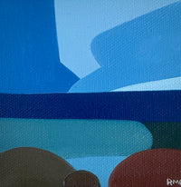 A Sea Of Solitude, 4"h x 4"w