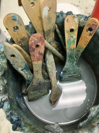 Vessel Textures, 30"h x 40"w