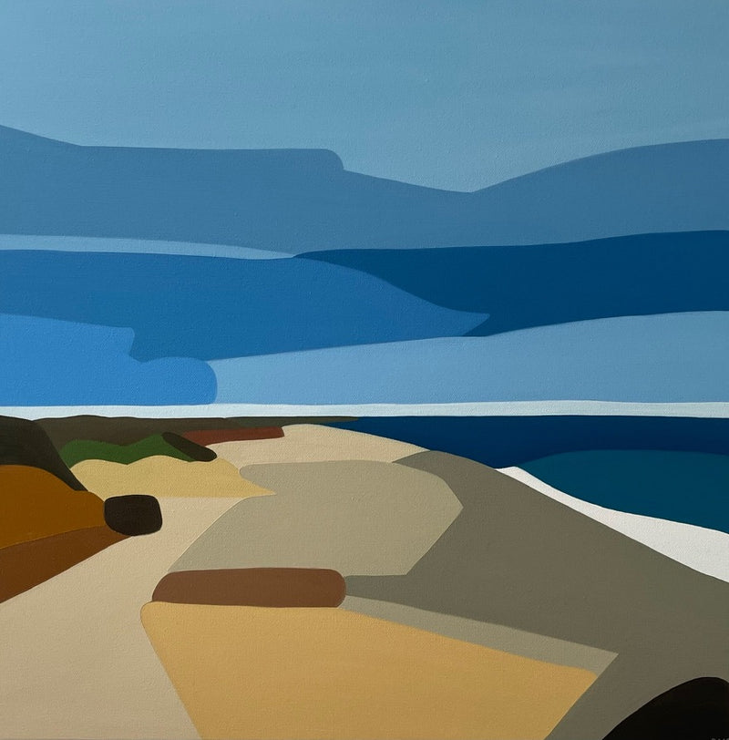 Under The Blue Sky, 20"h x 20"w