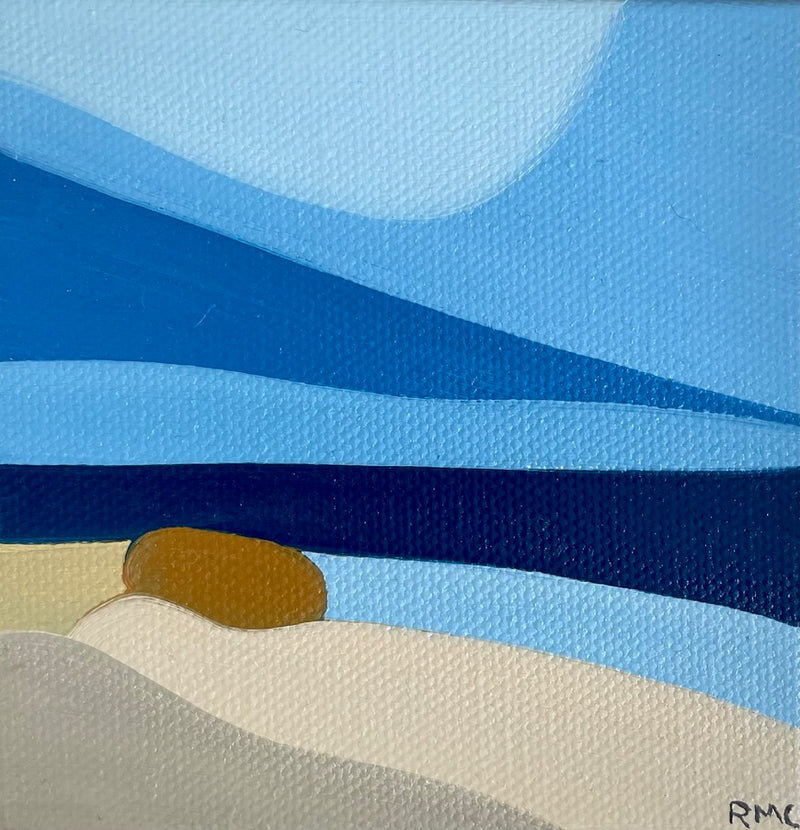 Serene By The Sea, 4"h x 4"w