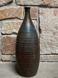 Modeled Vase,  17.5"h x 6.5"w