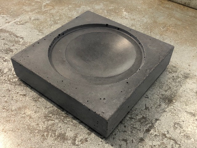 Stormy Grey Concrete Bowl