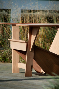 Outermost Chair - Natural Solid Mahogany
